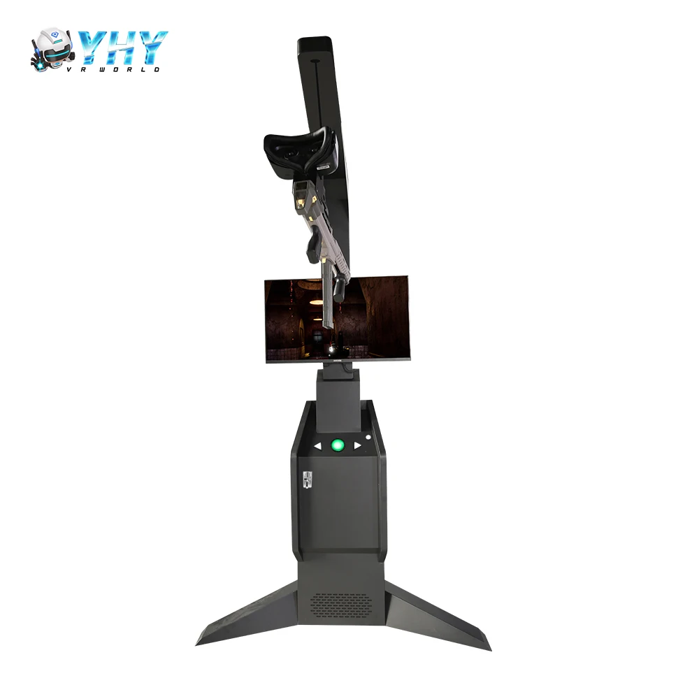 YHYVR 32 inch Screen ar/vr Entertainment Gun Battle Games Standing Walker VR Shooting Games 9D VR Set