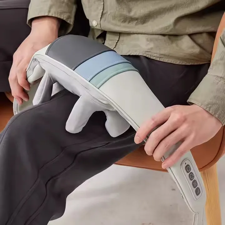 Rechargeable wearable 3d movement massage neck and shoulder and back massager