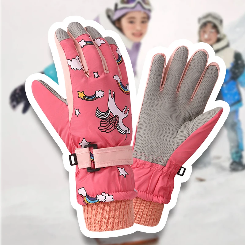 Best Winter Waterproof Warm Gloves Ski Gloves Windproof Skiing Snowboard Glove