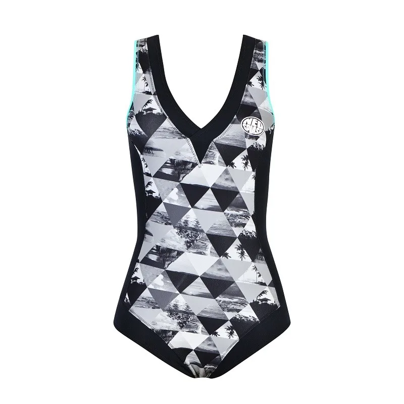 Women Wetsuit Short Front Zip Wet Suit Compression Thermal Swimwear for Surfing Snorkeling Scuba Diving