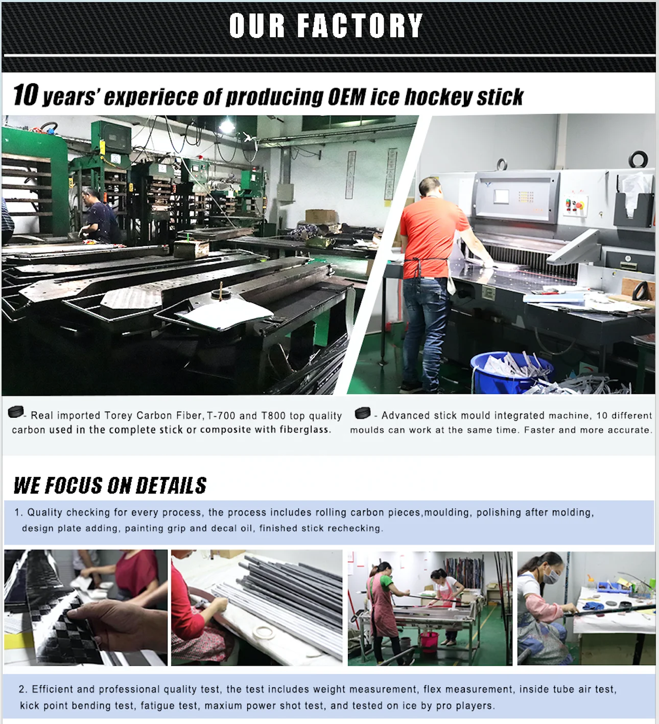 New Arrival Wholesale Light Hockey Sticks Carbon Field Lacrosse Senior Composite No Logo Black Club Ice Custom Hockey Sticks