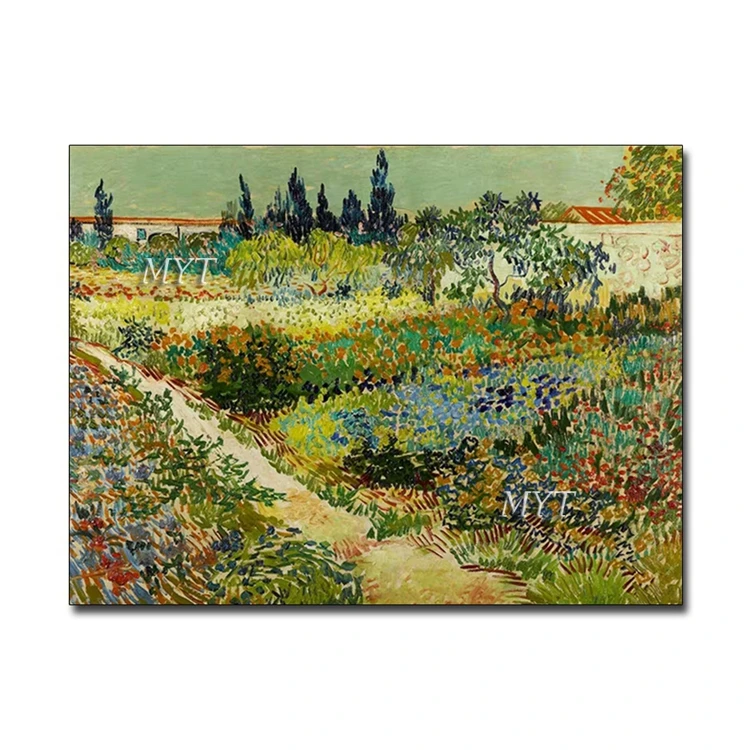 
Living Room Decoration Van Gogh Field Scenery Oil Painting Canvas Art Reproduction 