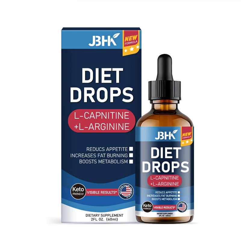 Private Label Complex Keto Diet Drops Ultra 1 oz Energy Appetite Suppressant Garcinia Cambogia Weight Loss Drops Liquid