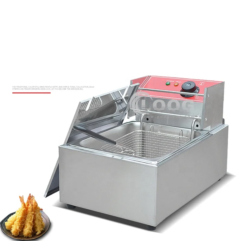 Heavy Duty Stainless Steel Electric Deep Fryer Tornado Potato Frying Machine Double Cylinder Deep Fryer Machine