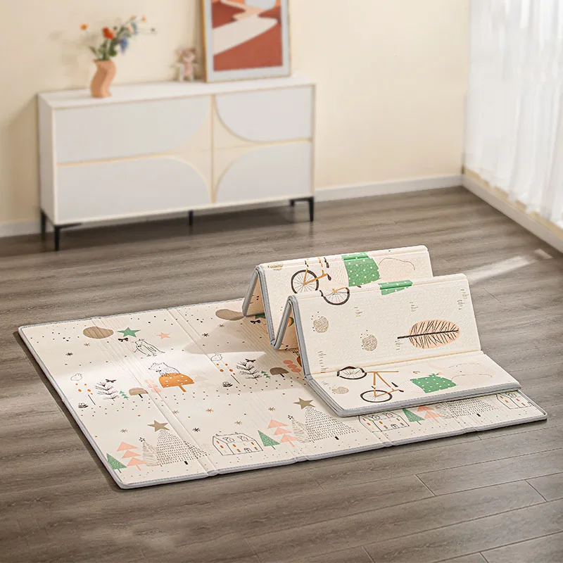 Baby Play Mat Extra Large Foldable Baby Crawling Mat Thick Foam Play Mat for Baby Waterproof Floor Playmat