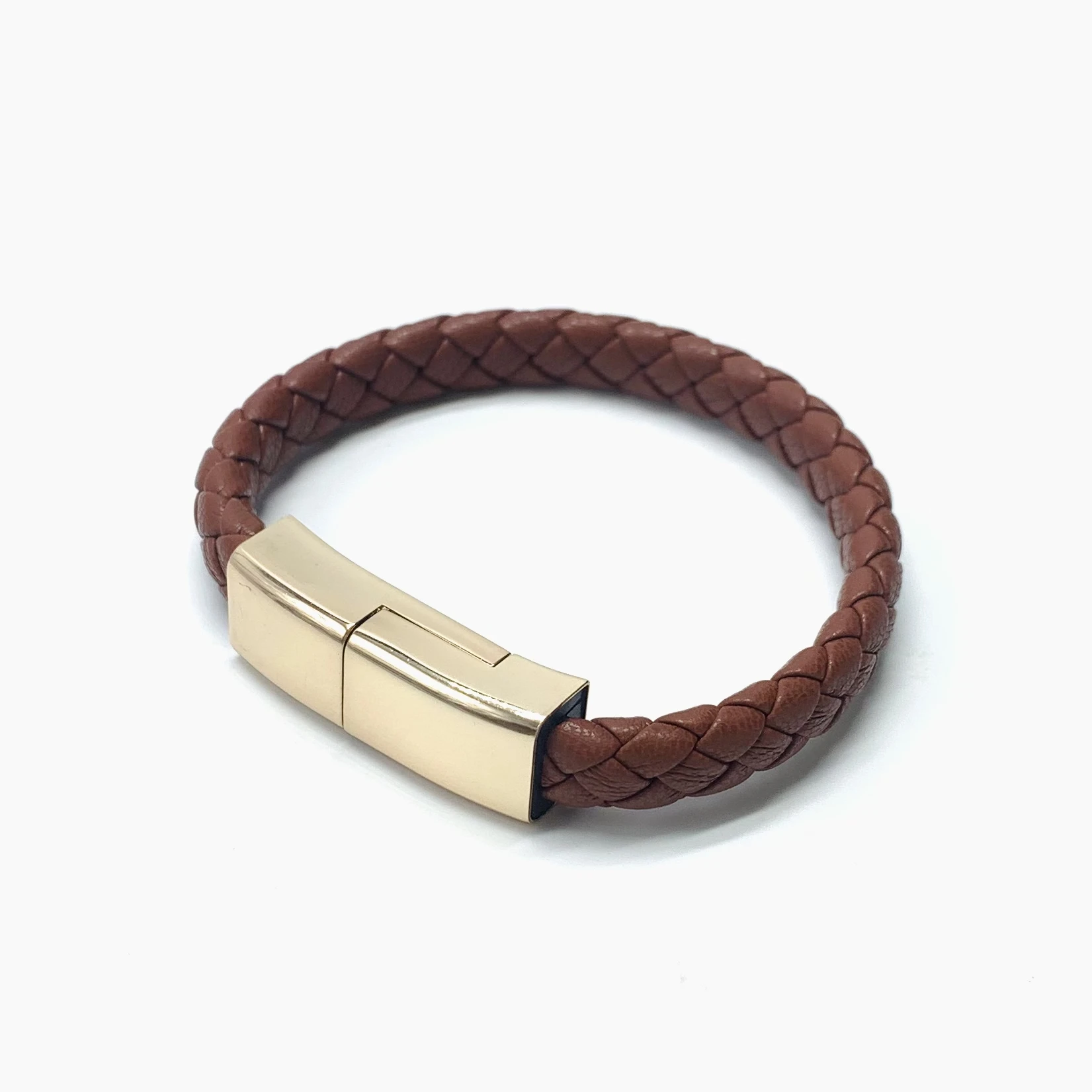 EONLINE Outdoor Portable Leather Mini Micro USB Bracelet Charger Data Charging Cable Sync Cord For Android Type-C Phone Cable