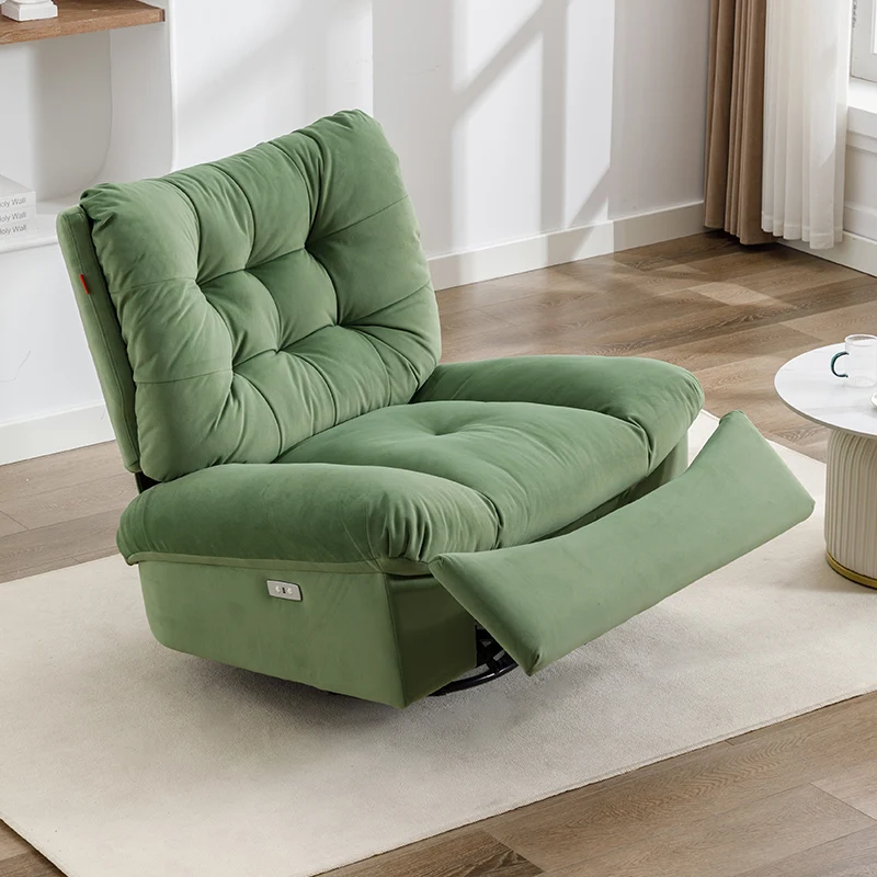 Living room modern single adjustable relax recliner chair sofa Rocking and swivel fabric sofa