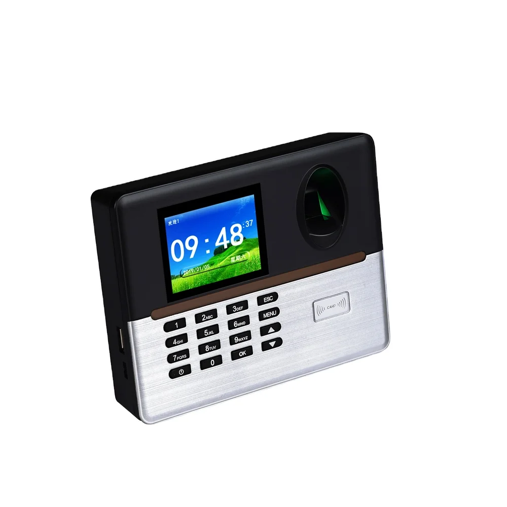 Professional Biometric Fingerprint Password/ ID Card Recognition Wifi Time Attendance System For Office