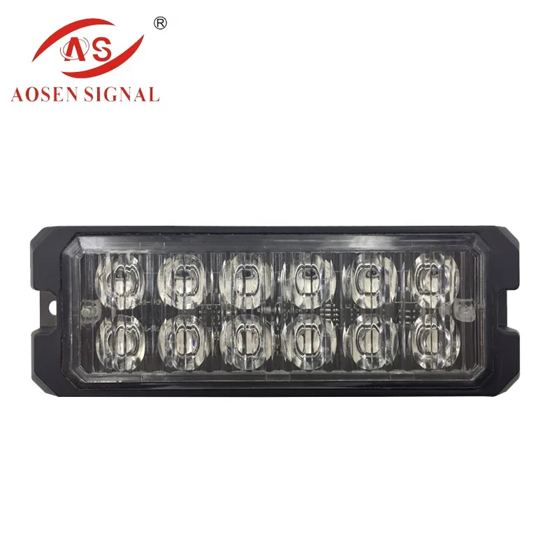 CH-103-12 slim warning truck 12 led strobe led light bar
