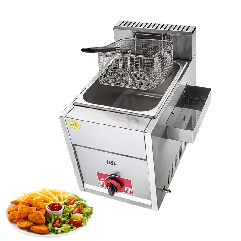 Commercial French Fries Kfc Potato Chips Frying Machine With Basket Electric Deep Fryer For Chicken