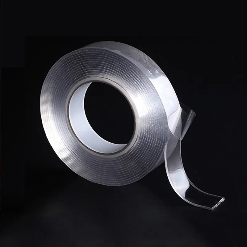 Wholesale Cheap Price Double Sided Heavy Duty Adhesive Acrylic Tape Sticky Transparent Nano Reusable Tape