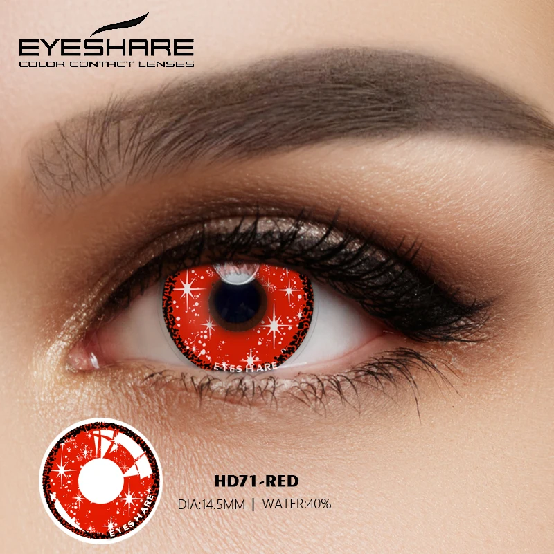 EYESHARE HOT fresh looking Chinese cosmetic wholesale color contact lens cheap 3 tone soft yearly eye colored contact lenses