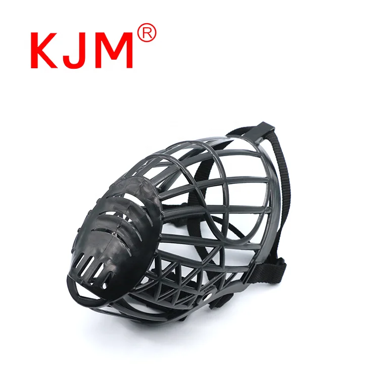 KJM Custom Dog Face Roller Muzzle Breathable Basket Muzzles for Small Medium Large and X-Large Dogs Stop Biting