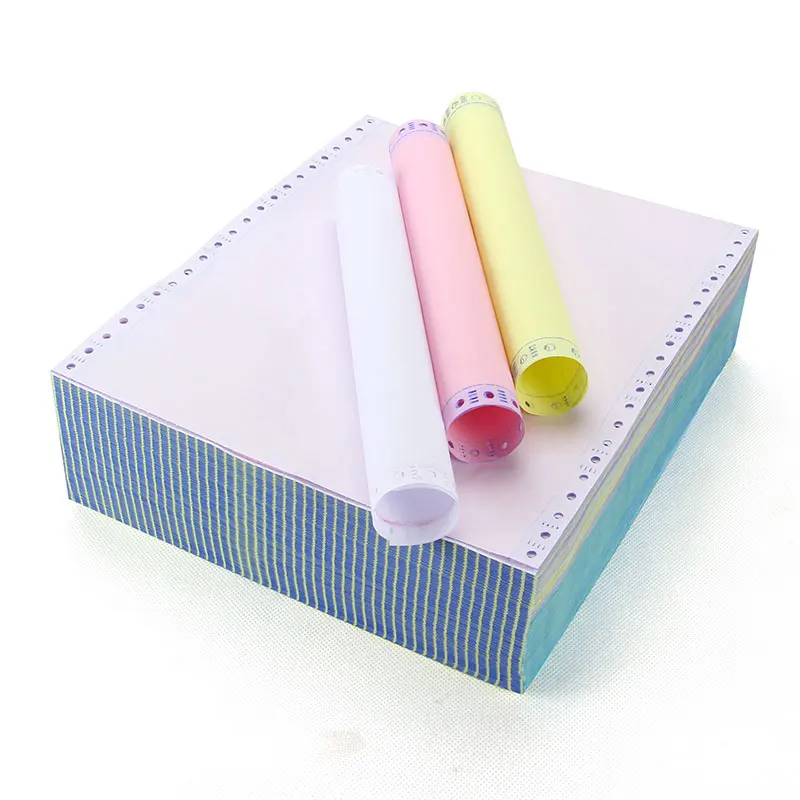 Wholesale 9-1/2x5-1/2 Inches 2 Part  Margin Perforated 2000 Sheets Plain Continuous NCR Computer Paper