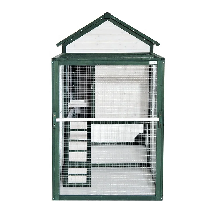 Portable Wooden Chicken Coop Kit With Wheels