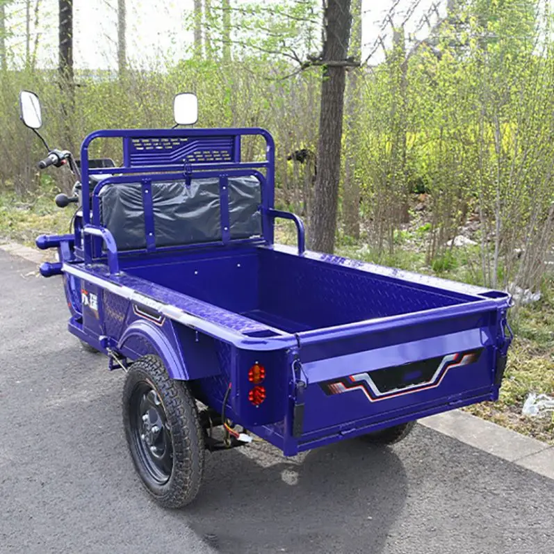 Electric Kit Enclosed Bike 300Cc Mobility Scruter Brick Closed Deliveryman Front Basket Baby Boys Passenger Eggs Cargo Tricycle