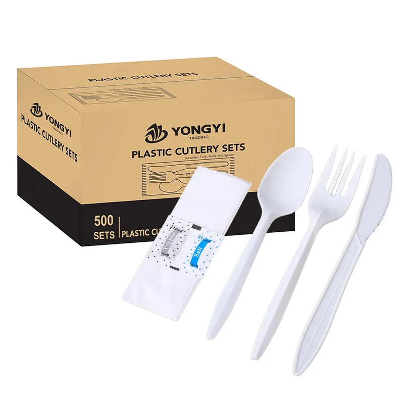 Одноразовые пластиковые столовые приборы среднего веса, Прямая поставка с завода