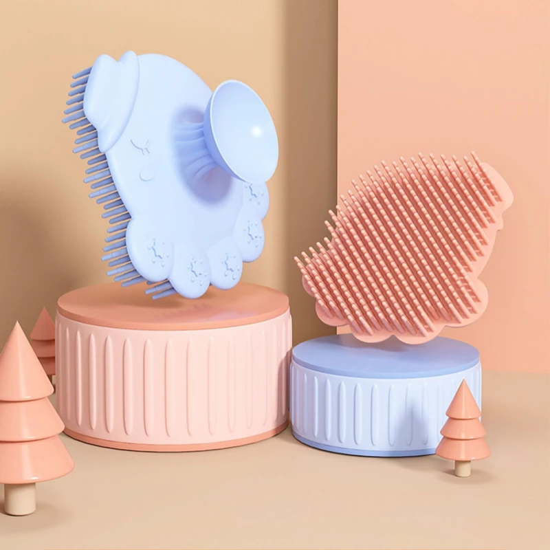 New Product Body Ball Scrubber Silicone Body Scrubber Belt Baby Bath Shower Brush BATH BRUSH