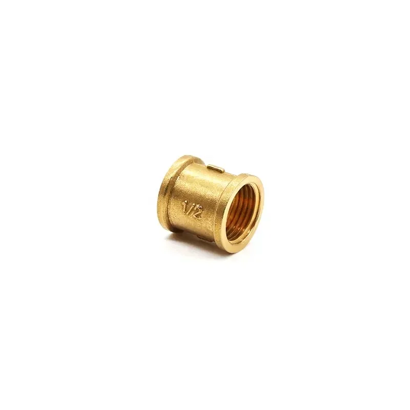 Water Heater Joint Accessories Full Brass Copper Connector Female-Female DN15 DN20 Water Pipe Fitting Copper Valve