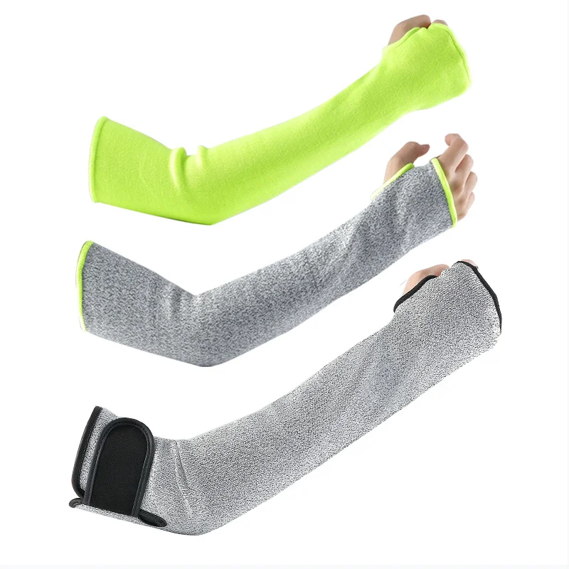 Cut Resistant Arm Protectors for Thin Skin and Bruising 13G Level 3 Arm Protective Sleeves for Men Women