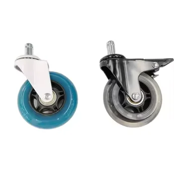 Modern Design PU Caster Office Chair Wheels Universal Stem Lock Swivel Office School Living Room Kitchen Furniture Hospital Use