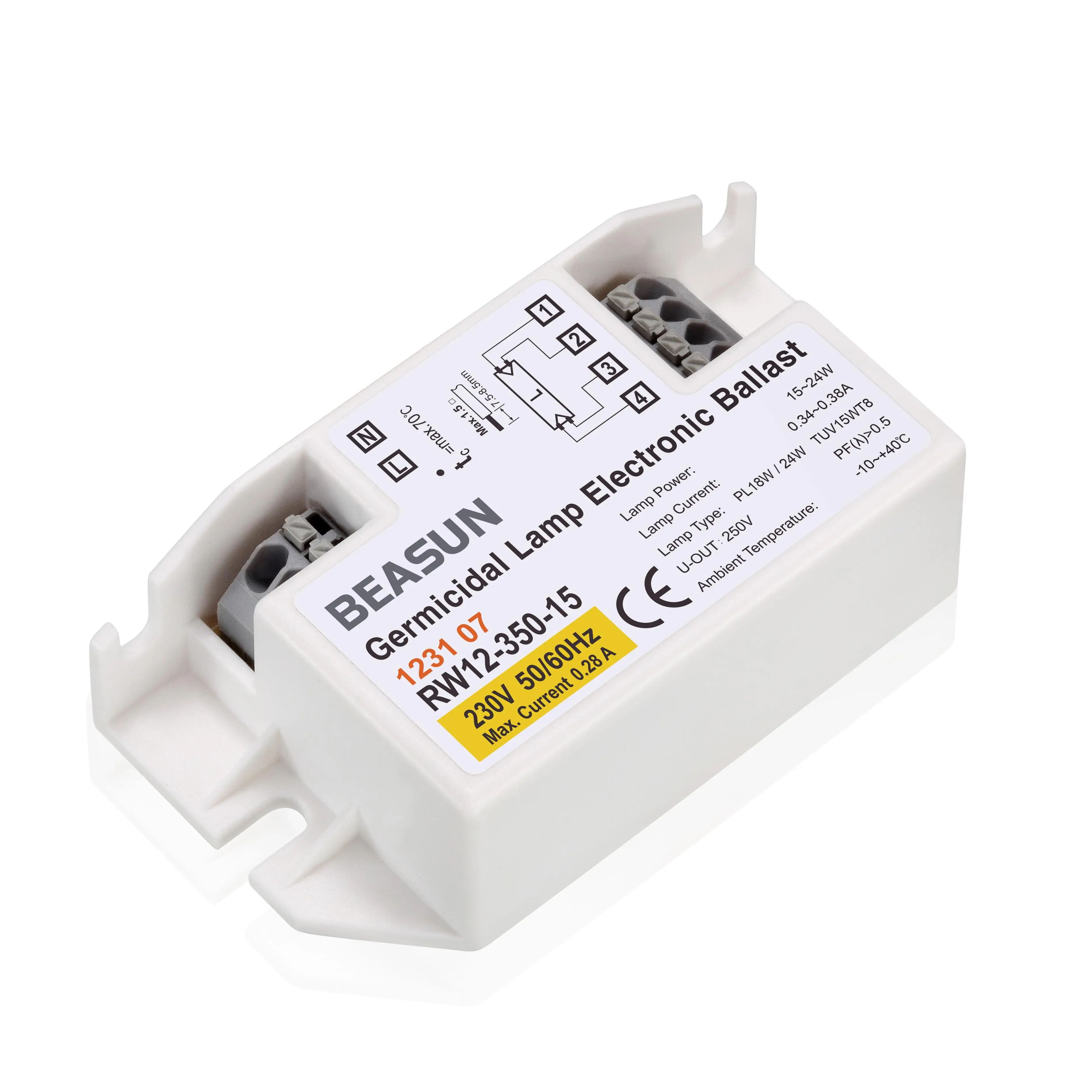 Competitive Price Instant Start 14~17W Electronic Ballast RW12-425-18  For Air Disinfection Water Treatment UV Lamp