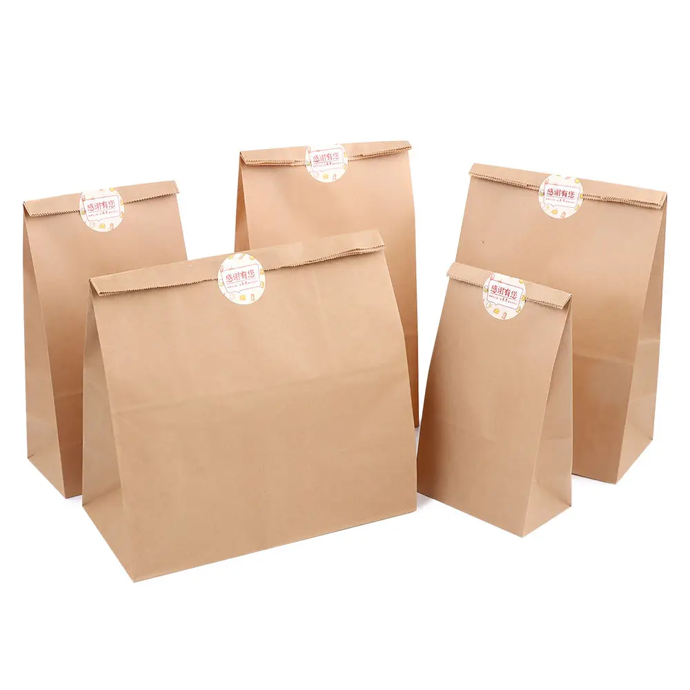 Eco-friendly Snack Wedding Favor Bags Brown Paper Lunch Bags Mini Kraft Paper Bags