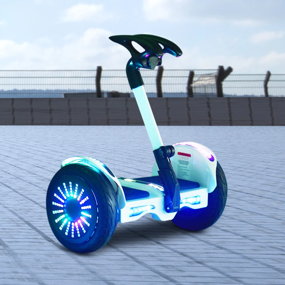10 дюймов Смарт два колеса hover доска самобалансирующийся электрический скутер со светодиодной подсветкой app управления