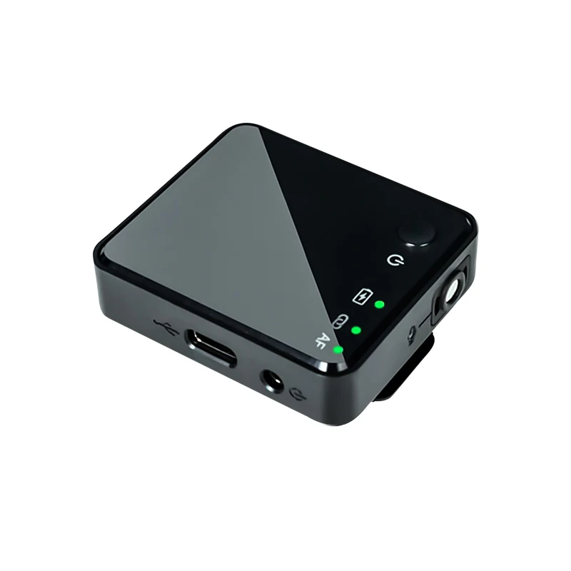 Professional Noise Reduction Lavalier Wireless Microphone Mini Mic for Recording Interviews Computer Mobile Phone Live Broadcast