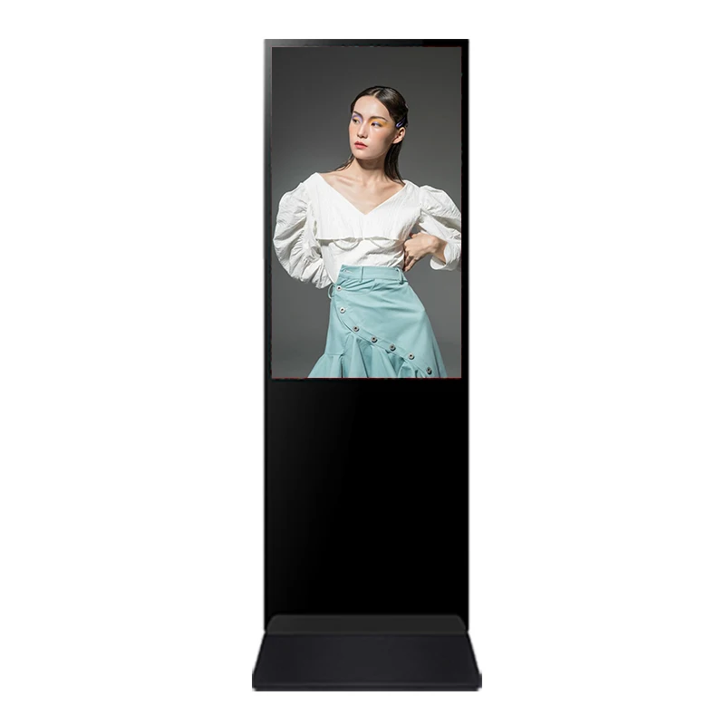 55 Inch Android TFT commercial indoor portrait Floor Stand slim digital signage led electronic advertising screen high quality