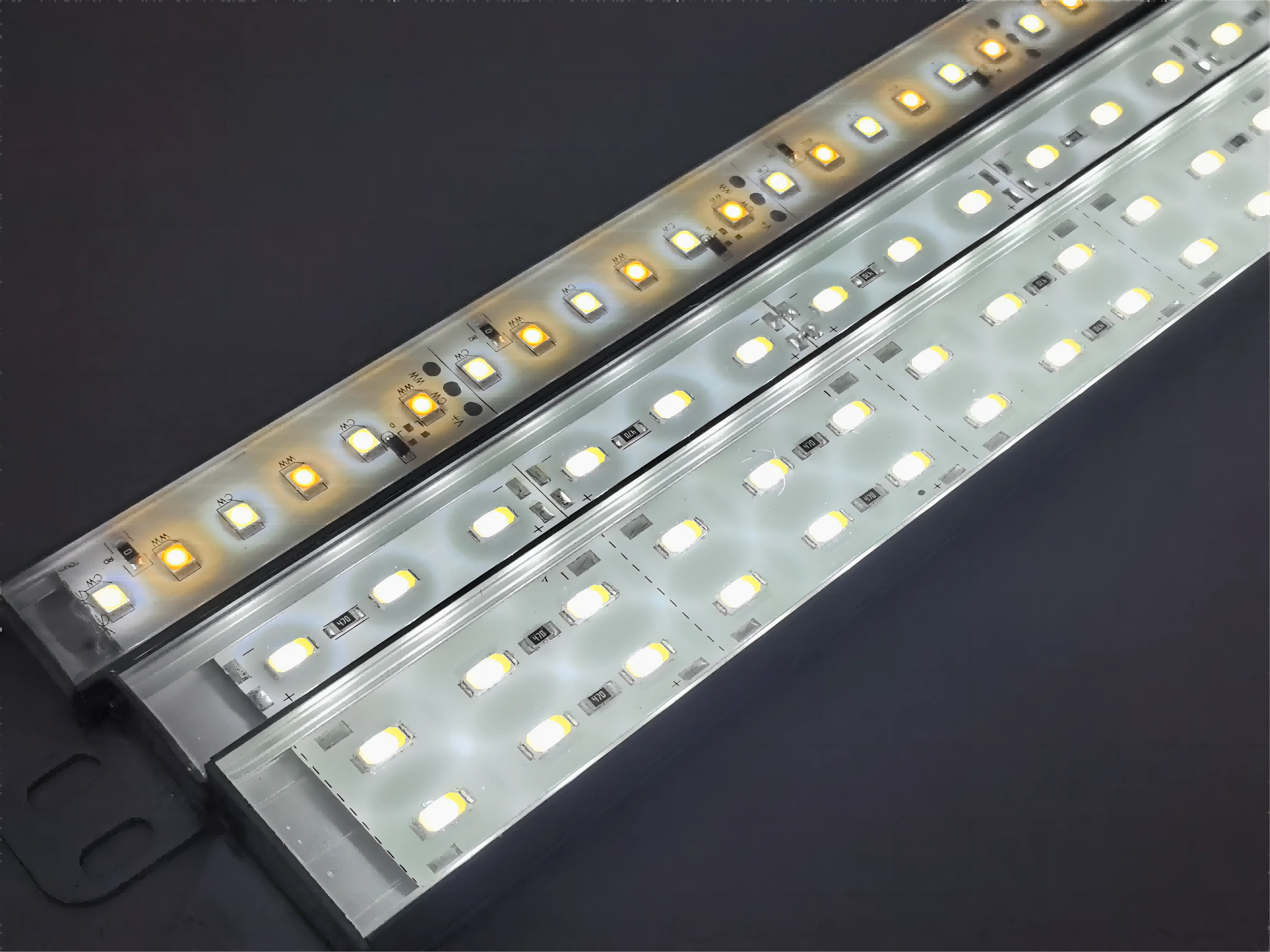 High Quality 14W Amber/White LED Trailer Lighting for Outdoor Camping 12V/24V for RV Caravan Awning Boat