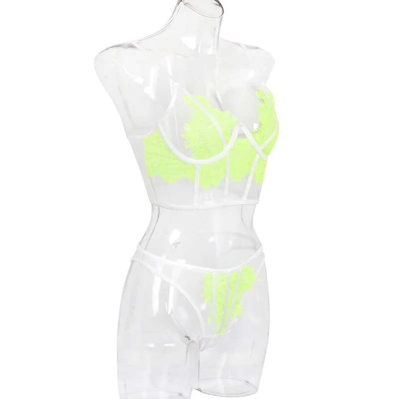 2021 весна и осень, новые товары, женский кружевной полый сексуальный комплект нижнего белья