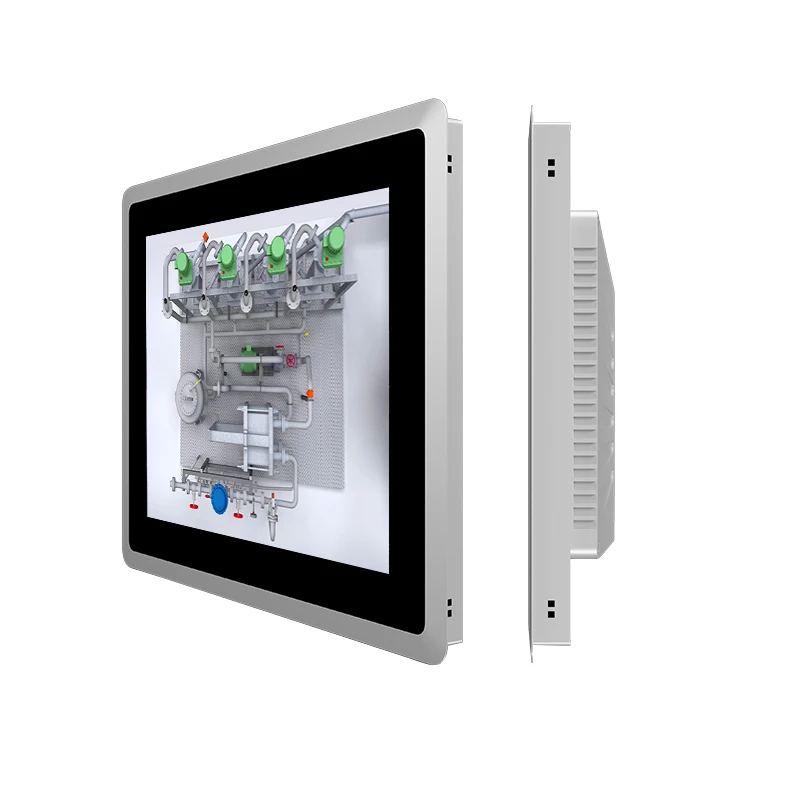 industrial HMI panel touch industrial pc waterproof all in one computer phoenix terminal win i3 i5 industrial panel pc 19 inch