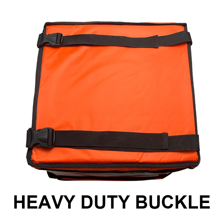 Custom logo printed heavy duty polyester backpack cooler thermal insulated food delivery bag