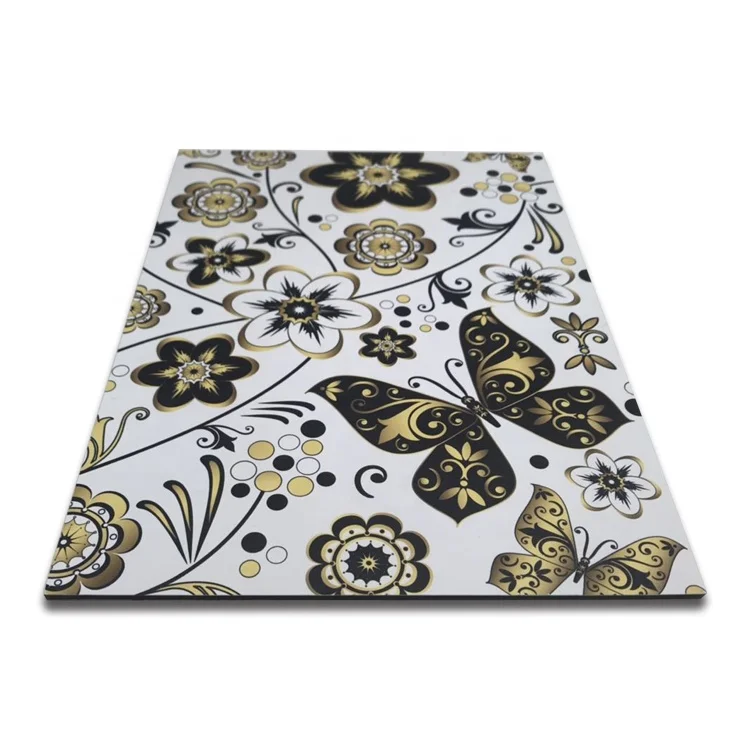 ACP изготовленные на заказ строительные материалы для украшения шкафа 3 мм 4 Цветочная алюминиевая композитная панель