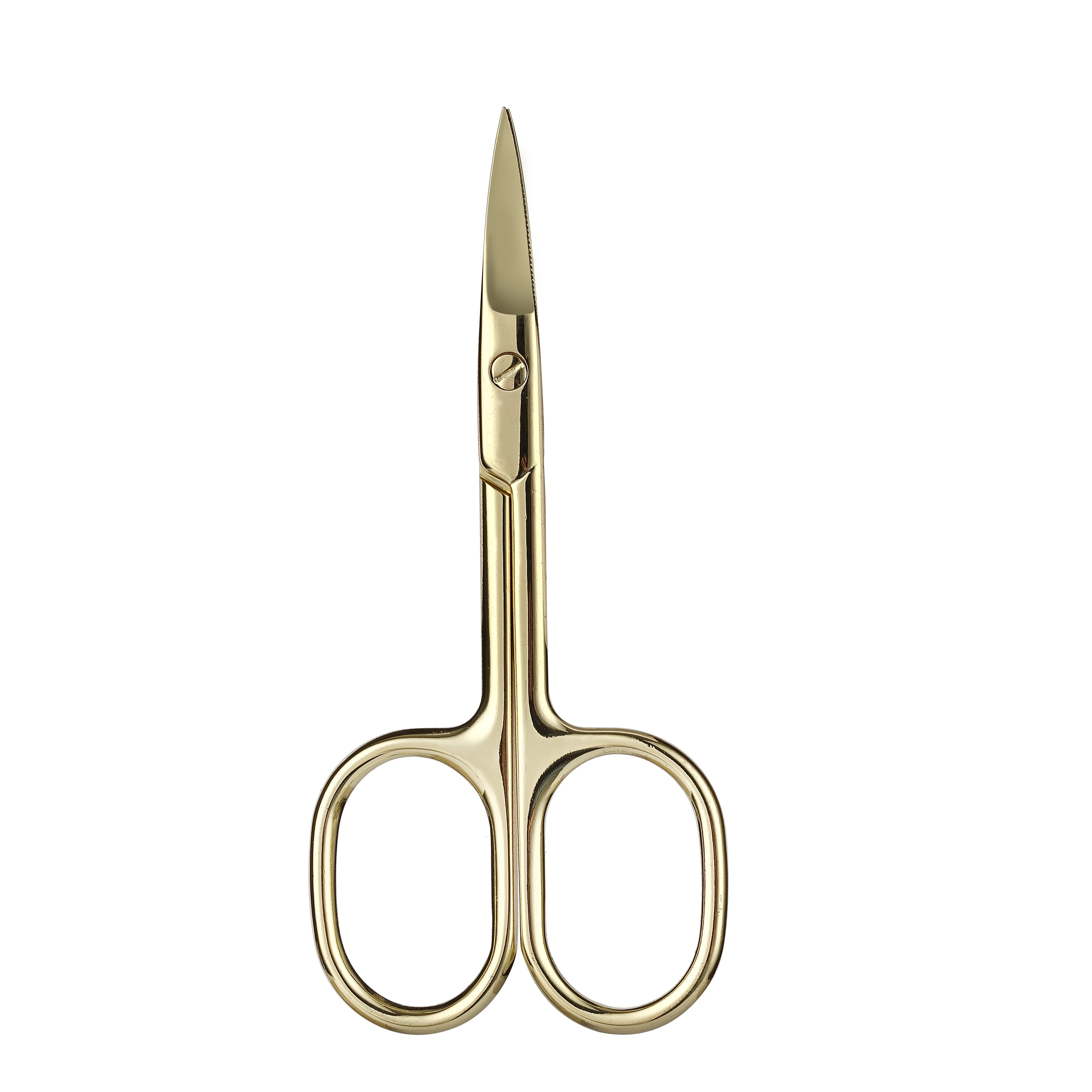 Private Label Custom Logo Stainless Steel Small Beauty Scissors Eyebrow Trimming Tools Eyelash Scissors