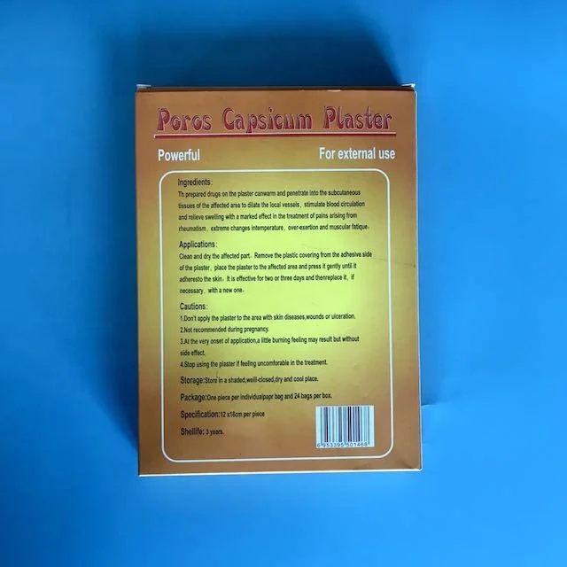 Natural antitiredness porous capsicum rheumatism plasterum Plaster Chilli Plaster