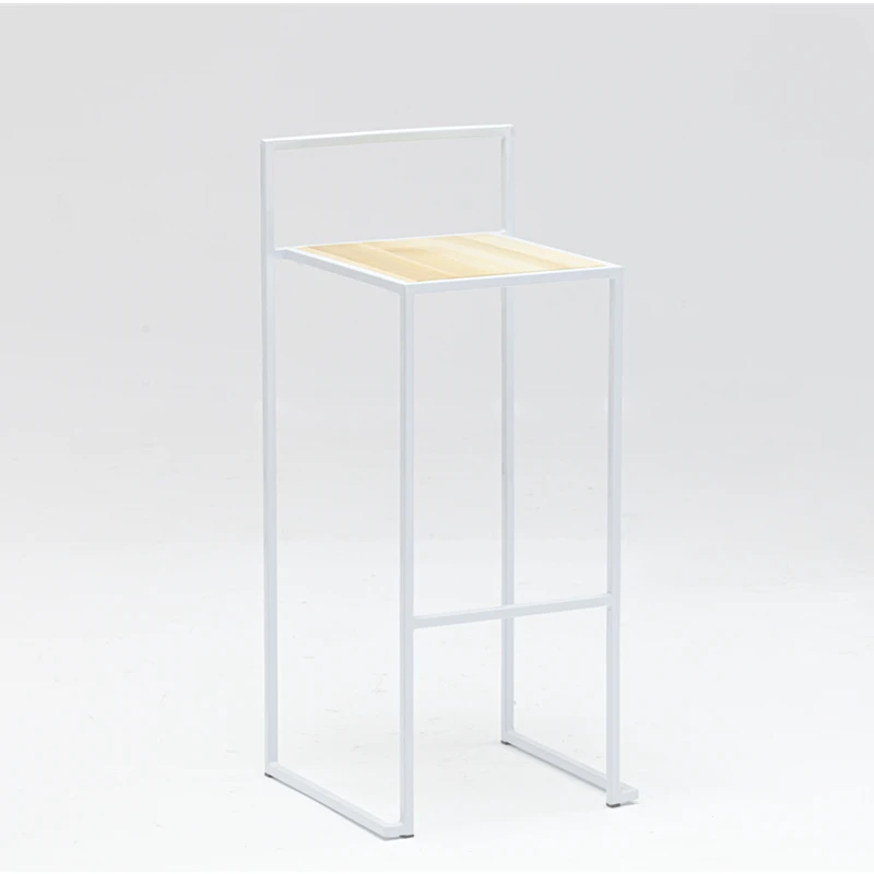 Wholesale Nordic Stacking Restaurant Bar Chair Industrial Bar Stool with Metal Legs