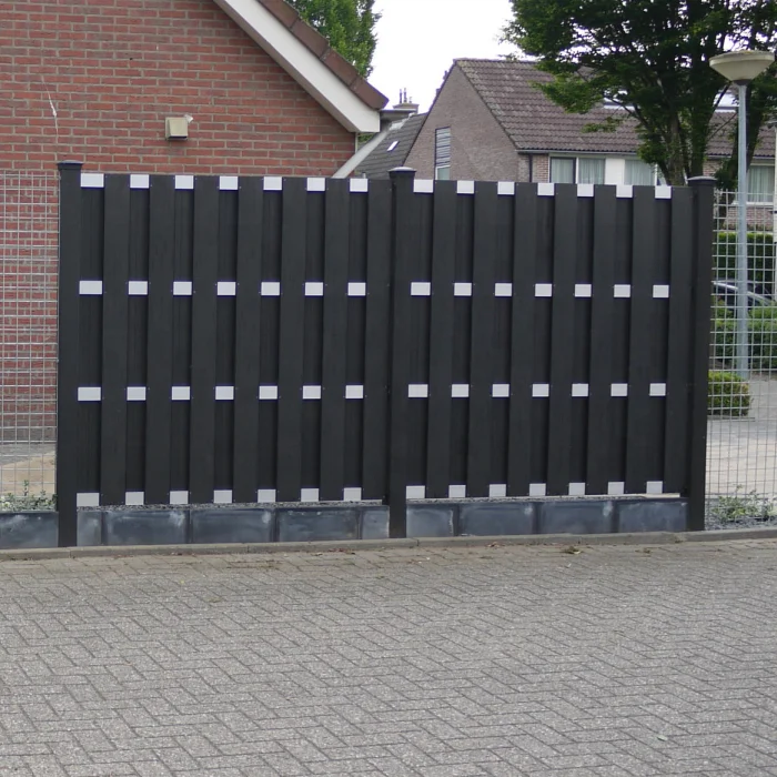 Wholesale Easy Installed Wood Plastic Composite Outdoor Fence Panels
