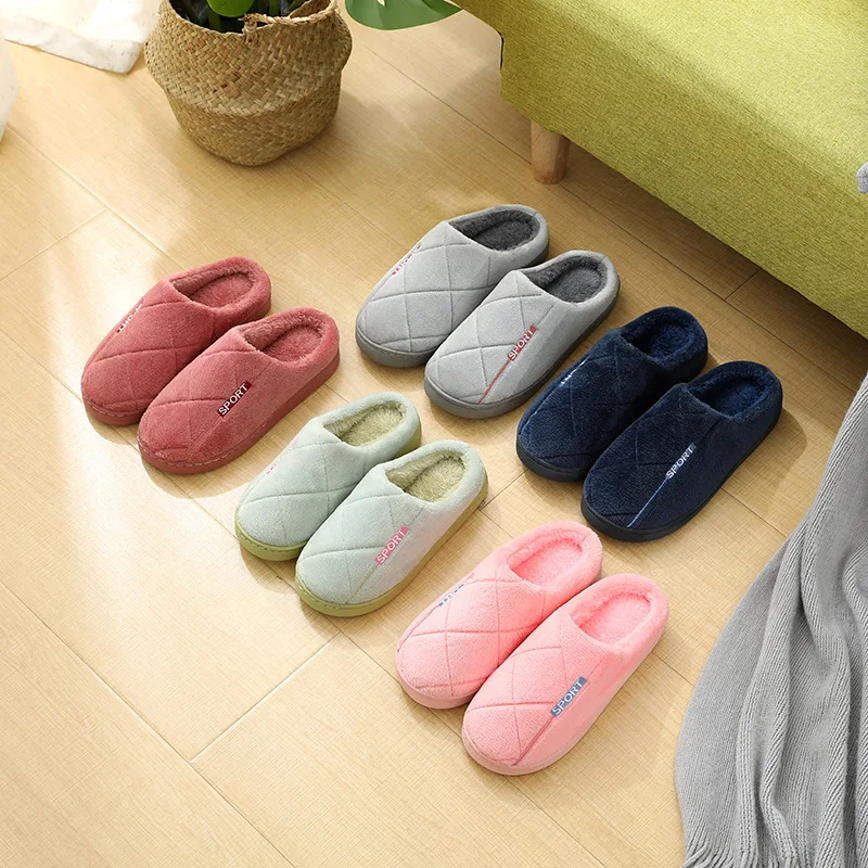 Cotton soft and flexible marshmallow like comfort and warmth reduces muscle fatigue custom winter slippers