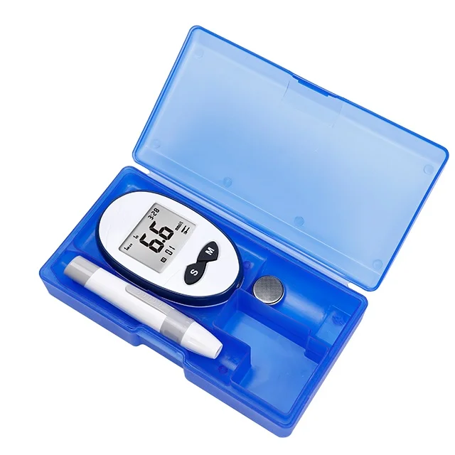 LYZ Electric Glucometer with Single Packaged Sensor Blood Glucose Test Strip Free Coding Glucose Monitoring System
