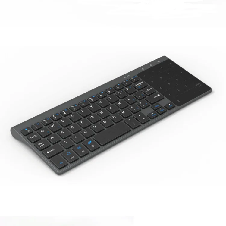59 Keys 2.4G Wireless Touch Pad Sensitive Computer Keyboard with Touch Mouse