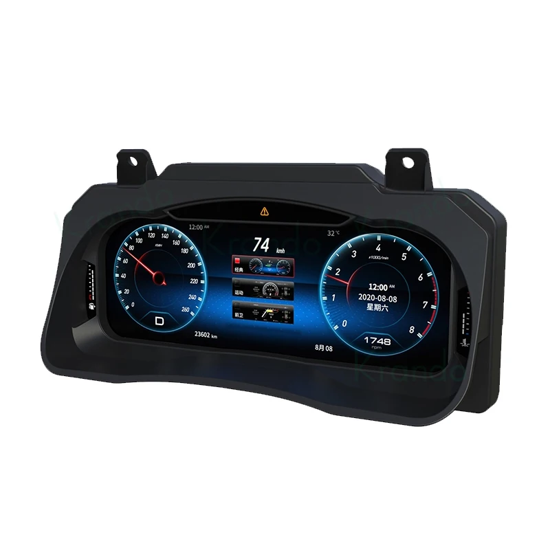 12.3' Digital Cluster for TOYOTA Highlander 2015 - 2019 Digital Dashboard Panel