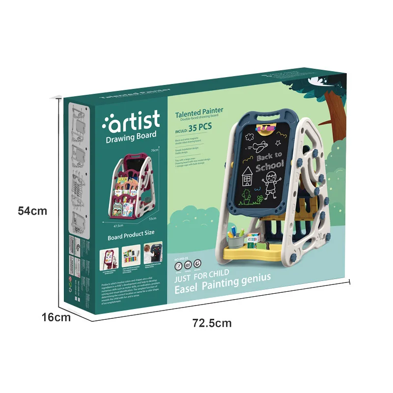 double sided baby learning writing erasable children painting kids white board drawing toys