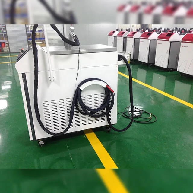 HGTECH HGSTAR 1500 Вт 2000 3000 портативный 3 в 1 Многофункциональный лазерный очистительный аппарат для лазерной резки металла