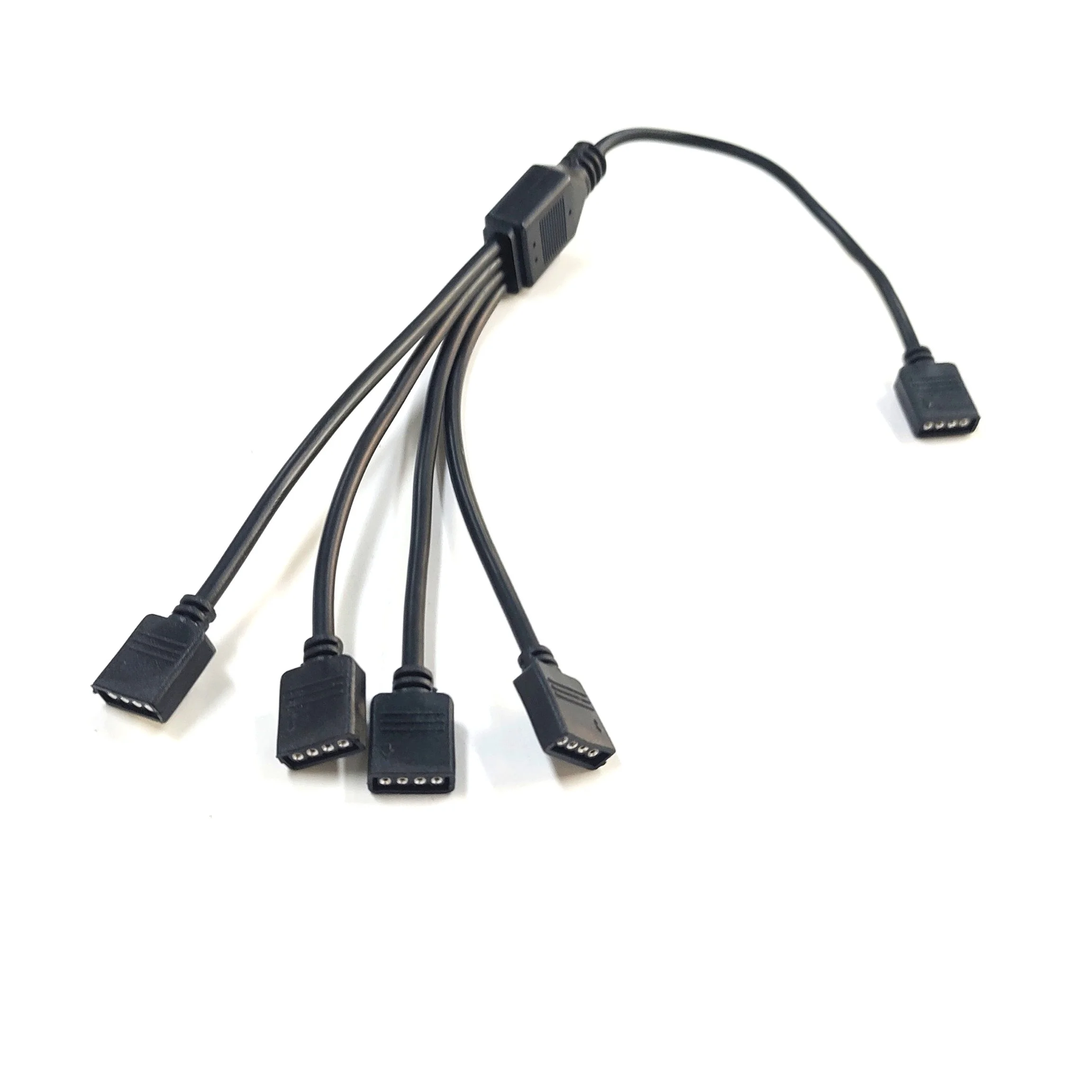 5v 3 pin 1 to 4 splitter argb psu extension cable female female male Argb adapter fan power wire extension cord