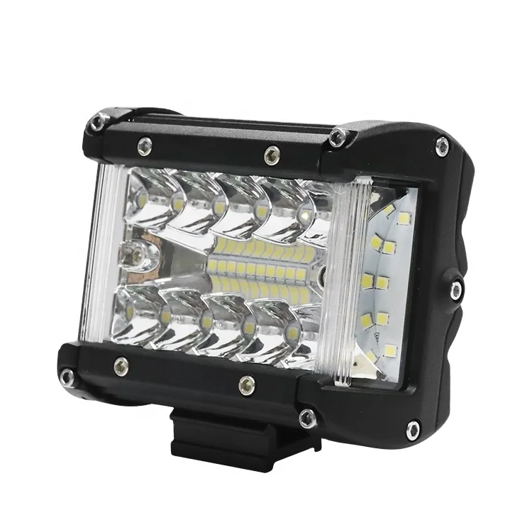  72 Вт комбо балка Led Pods осветительный противотуманный двойной боковой Quad строкавнедорожник 7-дюймовый автомобильный стрелок LED рабочий свет бар для внедорожника