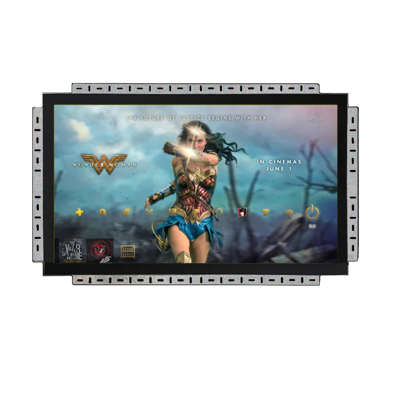23.8/27/32 Inch 1920*1080 HD Open Frame Style 3M Infrared Touch Screen Monitor