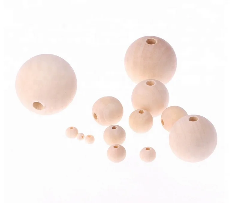 12 мм Вишневый Деревянный Детский аксессуар «сделай сам» Круглые бусины для кормления для ожерелья-прорезывателя