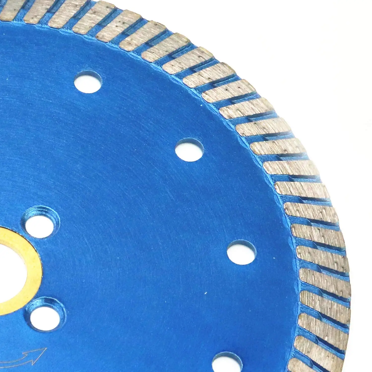 Hot Press 6 Inch Dry Continuous Rim Cutting Granite Marble Diamond Saw Blade with 7/8 Inch Arbor
